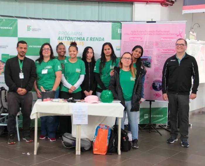 Imagem de participantes do Programa em evento científico.